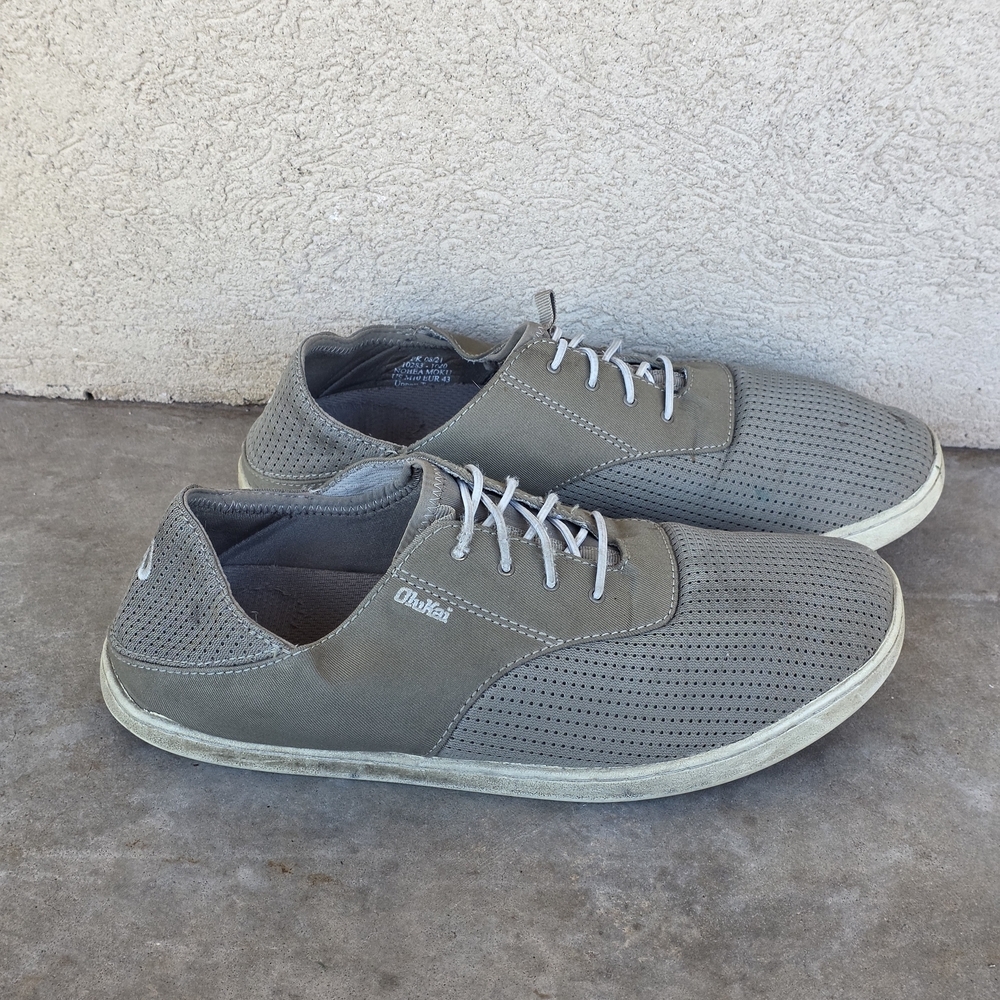 Olukai Men's Gray Casual Shoes Sz 10